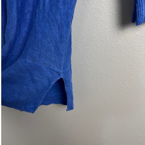 Lilly Pulitzer Women's M/L Sweater 100% Linen Tunic V-Neck Coastal Resort Preppy - Picture 5 of 11